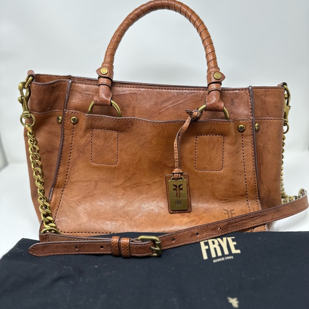 Frye brown leather bag